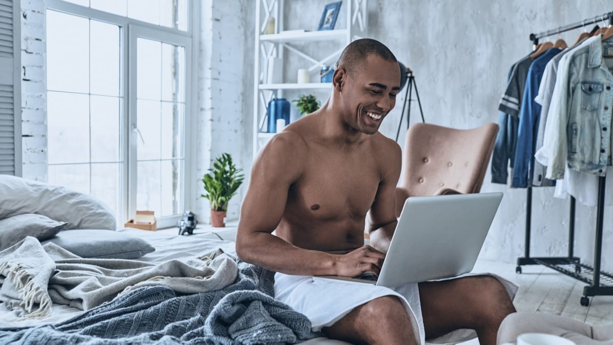 Surfing favorite websites.
